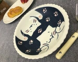日本製晚安貓深碟20190911