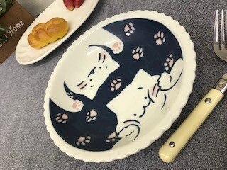 日本製晚安貓深碟20190911