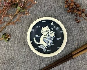 日本製晚安貓小碟 (20190912)