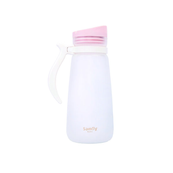 Samily 1500ml 矽膠塗層玻璃水瓶