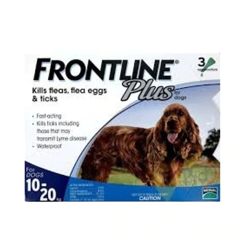 FRONTLINE PLUS犬用防蝨防牛蜱滴劑 Medium Dogs (10-20kg)