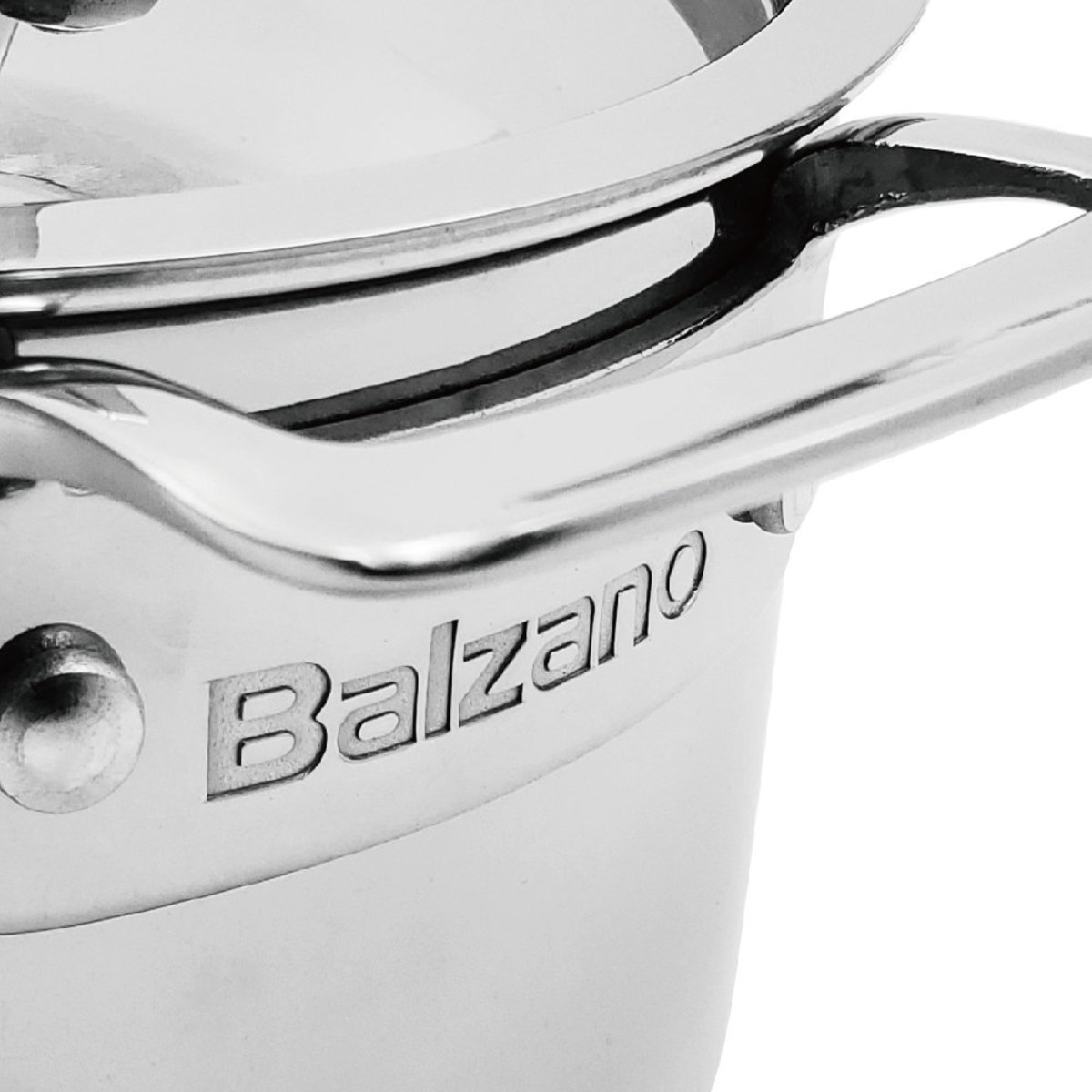 Balzano - 20CM Rocigo 不銹鋼雙耳煲連蓋