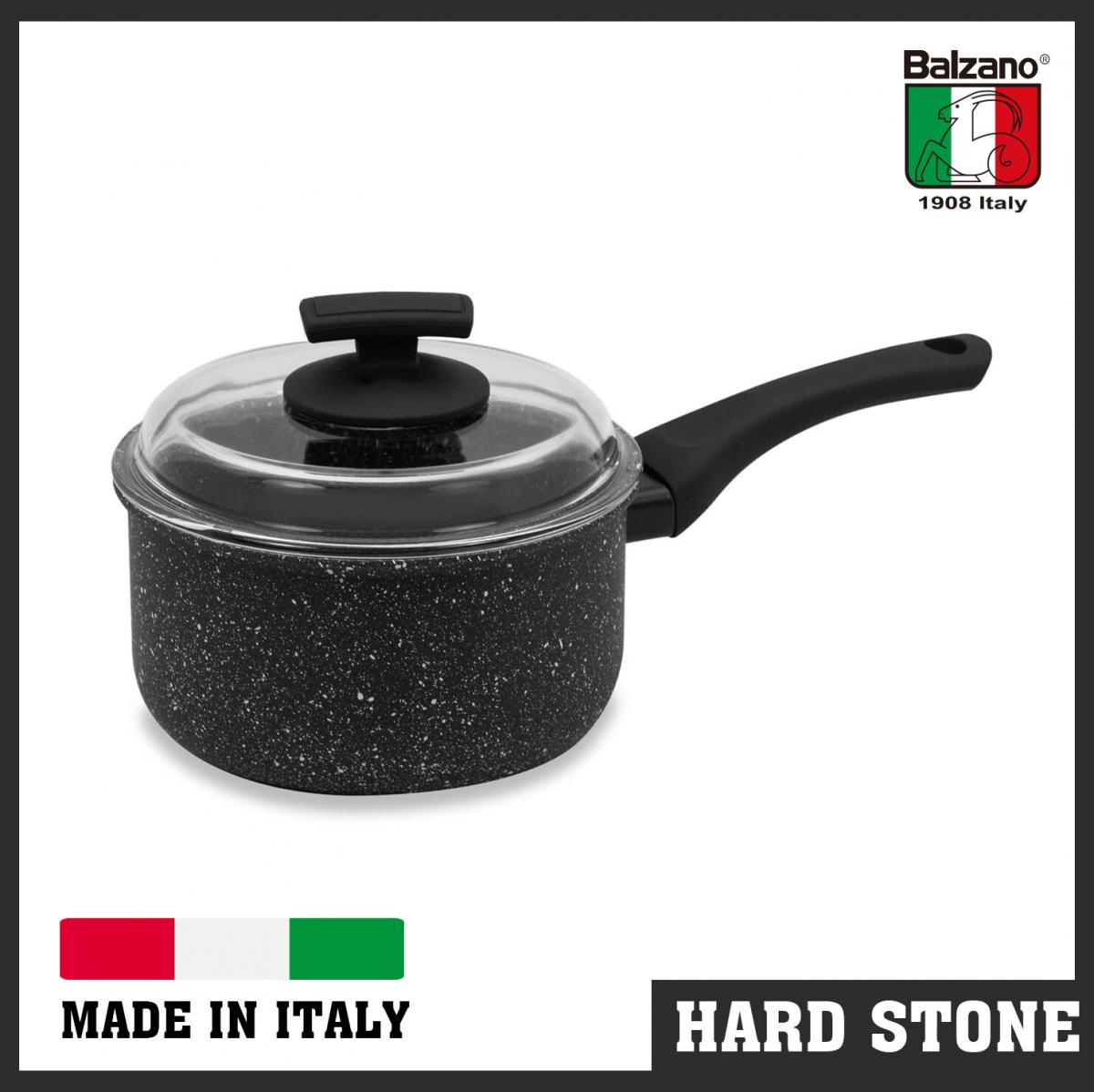 Balzano - 20CM Hard Stone 天然礦石不黏單柄煲 3QT (IH)