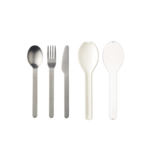 MEPAL - Cutlery 3 piece Ellipse Nordic white