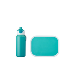 MEPAL_Lunch_set_campus_(Pop-Up_Drinking_Bottle+Lunchbox)_Turquoise