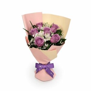 母親節送花 紫色玫瑰 flower delivery Hong Kong