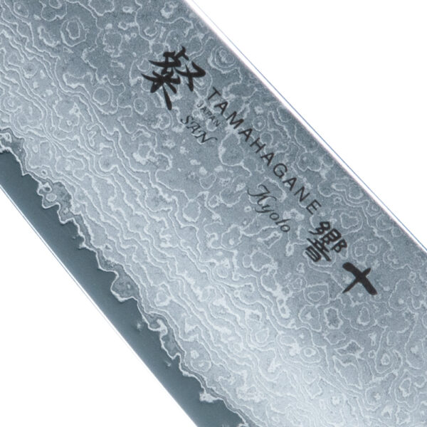 日本TAMAHAGANE-粲響十SAN-KYOTO 系列 63層大馬士革鋼木柄三德刀 175mm