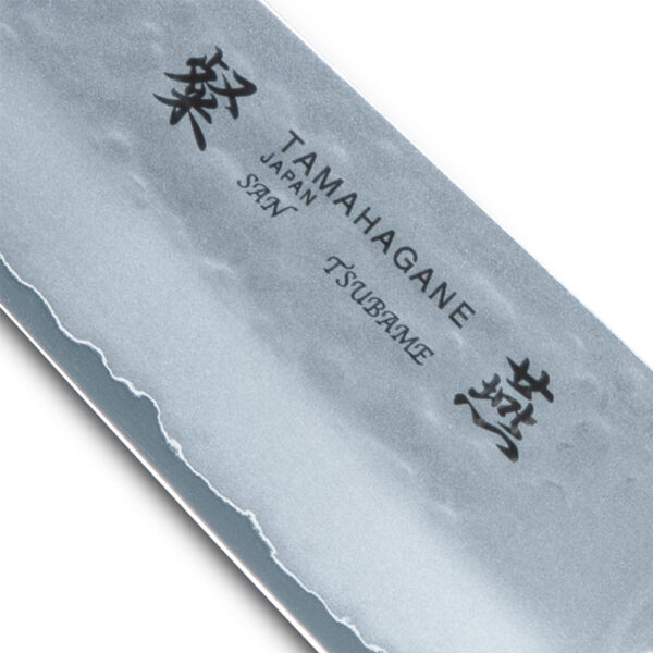 日本TAMAHAGANE-粲燕SAN-TSUBAME 系列 三層錘印Mo-V鋼木柄廚師刀 210mm