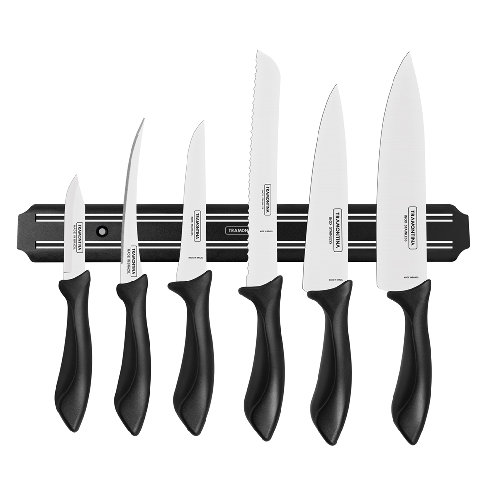 巴西TRAMONTINA-Affilata 系列 刀具套裝連磁石刀架 7件裝
