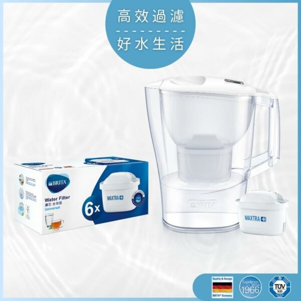 BRITA – Aluna 濾水壺 water filter jugs 3.5L 套裝 一壺七芯